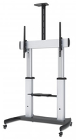 Manhattan Trolley Mount Stand for TV & Monitors, For screens: 60" to 100",VESA compatability:all between 200x200 to 800x600mm -check the dimensions of the four mounting holes on back of screen to ensure it fits,Max 100kg,Height adjustable 1200 to 1685mm,LFD,Bracket