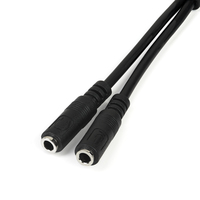 StarTech.com Headset adapter for headsets with separate headphone / microphone plugs - 3.5mm 4 position to 3 position and 2 position 3.5mm M/F