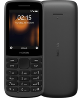 Nokia 215 4G 6.1 cm (2.4") 90.3 g Black Feature phone