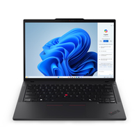 Lenovo ThinkPad T14 Gen 5 (Intel) Intel Core Ultra 7 155U Laptop 35.6 cm (14") WUXGA 32 GB DDR5-SDRAM 512 GB SSD Wi-Fi 6E (802.11ax) Windows 11 Pro UK English Black
