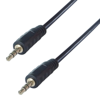 connektgear 15m 3.5mm Stereo Jack Audio Cable - Male to Male - Gold Connectors