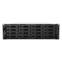 Synology RackStation RS4021xs+ NAS Rack (3U) Intel® Xeon® D D-1541 16 GB DDR4 96 TB HDD DiskStation Manager Black