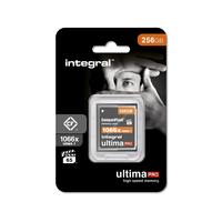 Integral 256GB COMPACT FLASH MEMORY CARD CF UDMA 7 VPG-65 UP TO R-160 W-140 1066X