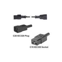 Fairline 2233-010 power cable Black 1 m C19 coupler C20 coupler