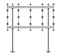 B-Tech SYSTEM X - Bolt-Down Stand for INFiLED WP Series 4x4 DVLED Videowalls