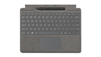 Microsoft Surface Pro Signature Keyboard with Slim Pen 2 AZERTY Belgian Microsoft Cover port Platinum