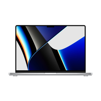 MacBook Pro 16-inch Silver - Apple M1 Pro with 10-core CPU, 16-core GPU, 16-core Neural Engine - 16GB RAM - 512GB SSD storage - British Keyboard - UK Power