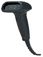 Manhattan Long Range CCD Handheld Barcode Scanner, USB, 500mm Scan Depth, Cable 1.5m, Max Ambient Light 10,000 lux (sunlight), Black, Three Year Warranty