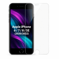 JLC Apple iPhone 6 / 7 / 8 / SE (2020/2022) 2D Tempered Glass Screen Protector – Single Pack