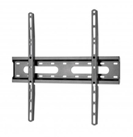 Manhattan Wall Mount for TV & Monitors (Fixed Low Profile), For screens 32" to 55", VESA compatability: all between 75x75mm and 400x400mm - check the dimensions of the four mounting holes on back of screen to ensure it fits, Max 45kg, Black, Bracket