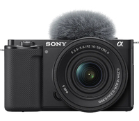 Sony ZV-E10 + E PZ 16-50mm F3.5-5.6 OSS II MILC 24.2 MP CMOS 6000 x 4000 pixels Black