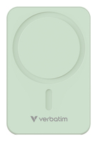 Verbatim Charge 'n' Go Essentials Magnetic Wireless Power Bank 20000 mAh Green