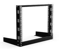 Lanview LVR04U63BL rack cabinet 4U Wall mounted rack Black