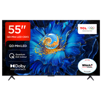 TCL C6KS 55C6KS-UK TV 139.7 cm (55") 4K Ultra HD Smart TV Wi-Fi Metallic
