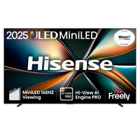 Hisense 100" U7QTUK MiniLED 144Hz Smart AI TV with Freely
