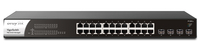 DrayTek VSP1281X-K network switch Managed L2 Gigabit Ethernet (10/100/1000) Power over Ethernet (PoE) 1U Black