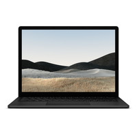 Microsoft Surface Laptop 4 Intel® Core™ i5 i5-1145G7 34.3 cm (13.5") Touchscreen 8 GB LPDDR4x-SDRAM 512 GB SSD Wi-Fi 6 (802.11ax) Windows 10 Pro Black