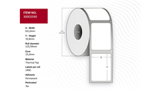 Capture 30002040 printer label White
