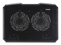Hama Black Metal laptop cooling pad 39.6 cm (15.6")
