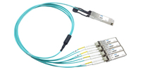 Origin Storage 10444 Extreme Enterasys Compatible Active Optical Breakout Cable 100GBase QSFP28 to 4x25GBase SFP28 (850nm MMF 20m)