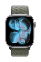 Apple MFFD4ZM/A smart wearable accessory Band Green Nylon, Recycled polyester, Spandex
