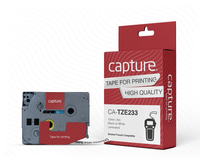 Capture CA-TZE233 label-making tape Blue on white