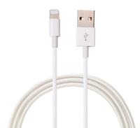 JLC MFI USB (Male) to Lightning (Male) Cable - 2M - White
