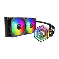 Cooler Master MasterLiquid 240 ATMOS Processor All-in-one liquid cooler 12 cm Black
