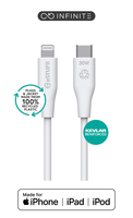 eSTUFF ES602270-BULK lightning cable 2 m White