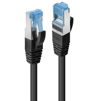 Lindy 47175 networking cable Black 0.3 m Cat6a S/FTP (S-STP)