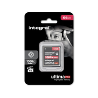 Integral 64GB COMPACT FLASH MEMORY CARD CF UDMA 7 VPG-65 UP TO R-155 W-130 1066X