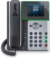 HP Poly Edge E300 IP Phone and PoE-enabled