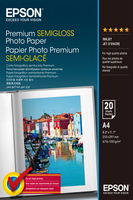 Epson A4 Premium Semigloss Photo Paper 251gsm, 20 sheets