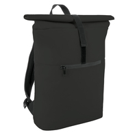 Mobilis 070009 backpack Roll top backpack Black