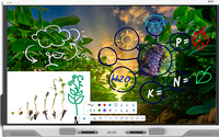 SMART Technologies RX265-5A interactive whiteboard 165.1 cm (65") 3840 x 2160 pixels Touchscreen White USB / Bluetooth