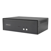 StarTech.com Secure 2-Port KVM Switch, DisplayPort, 4K 30Hz, NIAP 4.0 Desktop KVM, Metal Housing, Made in the USA