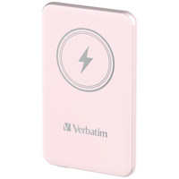 Verbatim Charge 'n' Go Magnetic Wireless Power Bank 5000mAh Pink