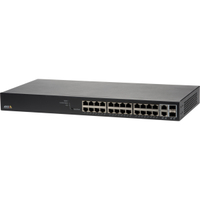 Axis 01192-003 network switch Managed Gigabit Ethernet (10/100/1000) Power over Ethernet (PoE) 1U Black