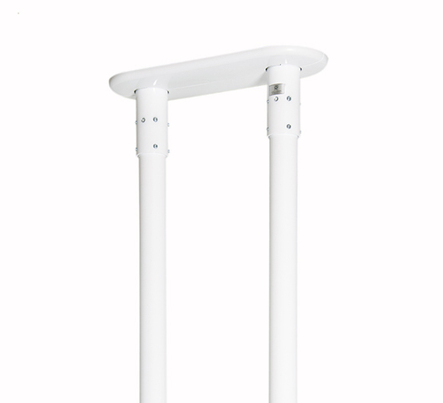 B-Tech SYSTEM 2 - Heavy Duty Twin Pole Ceiling / Floor Mount for Ø50mm Poles