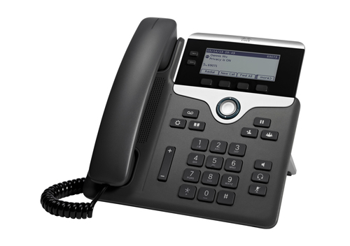 Cisco IP Business Phone 7821 w, 3.5-inch Greyscale Display, Class 1 PoE, Supports 2 Lines, 1-Year Limited Hardware Warranty (CP-7821-K9=)