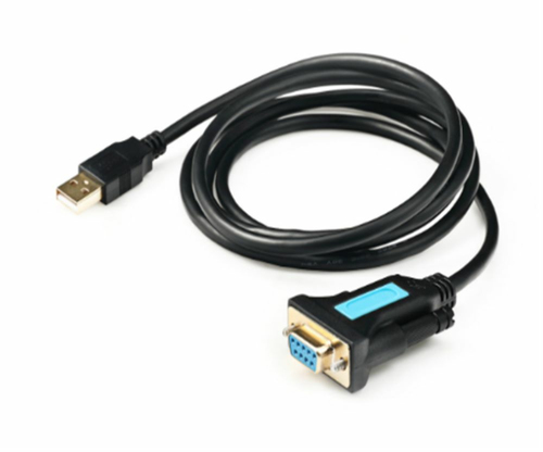 JLC USB Male to Serial Port Female RS232 Cable - 2M - Black