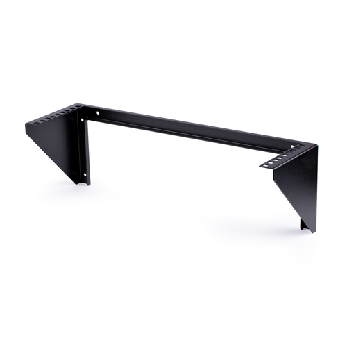 StarTech.com 3U 19” Wall Mount Vertical Rack Bracket, Wall Mount Patch Panel Bracket for Data/AV/IT/Computer Equipment, 3U Rack for Cabinet or Server Room, Supports 150lb (68kg) Capacity - TAA