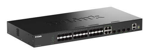D-Link 28-Port Gigabit SFP Stackable Smart Managed Switch with 4 x Combo and 4 x 10G SFP+ Ports