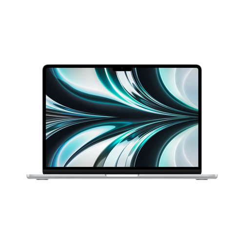 MacBook Air M2 13-inch, Silver, 8-core CPU and 8-core GPU, 8GB memory, 256GB SSD, Backlit Magic Keyboard - British, 30W USB-C Power Adapter, UK Power Supply