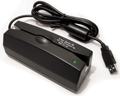 Accuratus KYB500-C202A3USB magnetic card reader USB Black