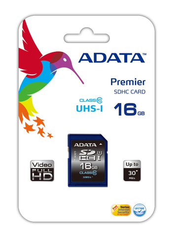 ADATA Premier SDHC UHS-I U1 Class10 16GB
