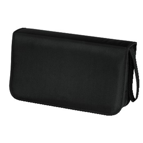 Hama CD Wallet Nylon 80, black 80 discs