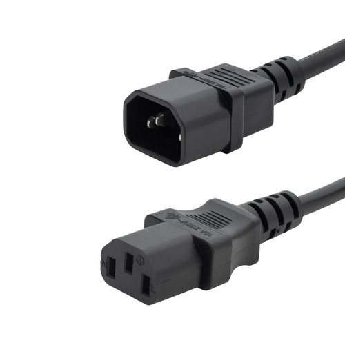 connektgear 5m Mains Extension Power Cable - C14 Plug to C13 Socket