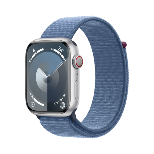 Apple Watch Series 9 (Demo) 45 mm Digital 396 x 484 pixels Touchscreen 4G Silver Wi-Fi GPS (satellite)