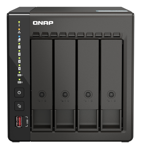 QNAP TS-453E NAS Tower Intel® Celeron® J6412 8 GB 0 TB QNAP QTS Black